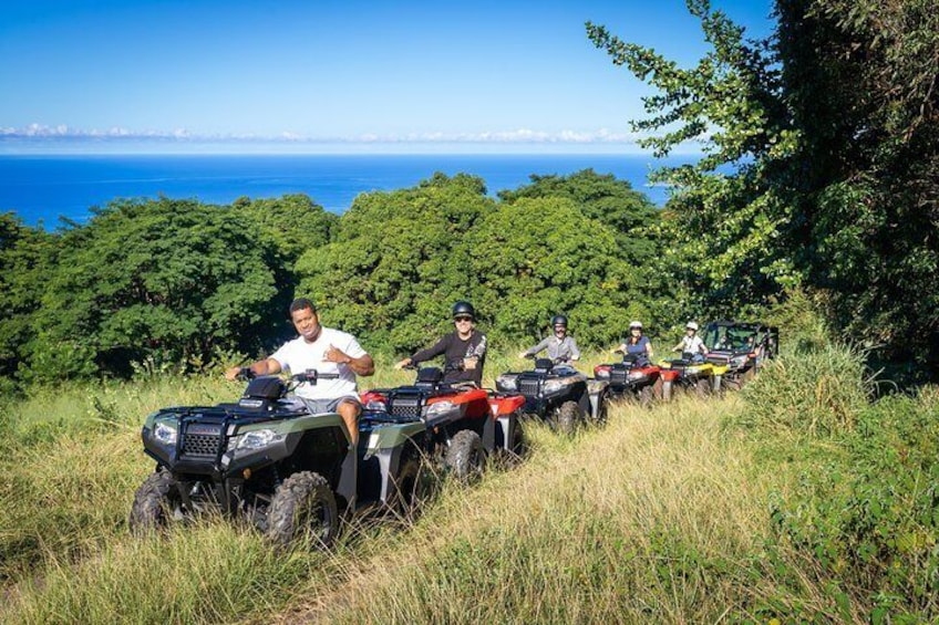 Our ATV tour takes you to the "islands" of Samoa, Tonga, Fiji, and Hawaii. Engage in fun hands on activities and learn about the culture at each spot.