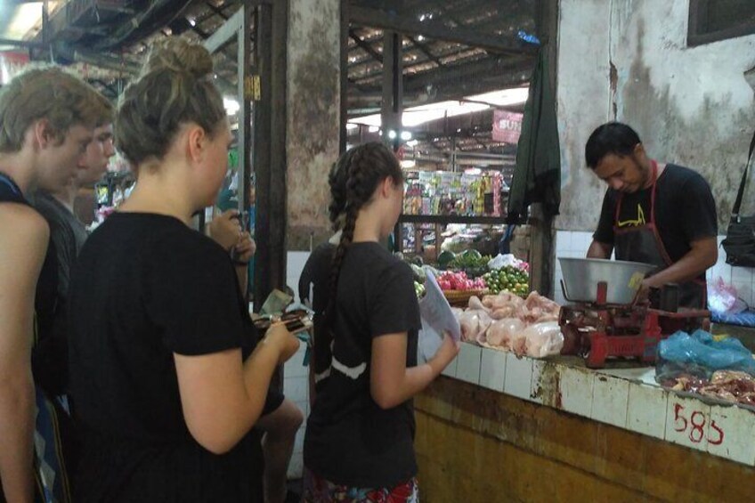 interaction with local at traditional market