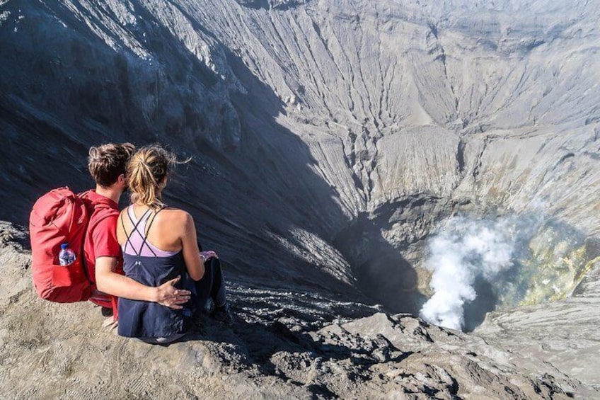 The top of Mount Bromo