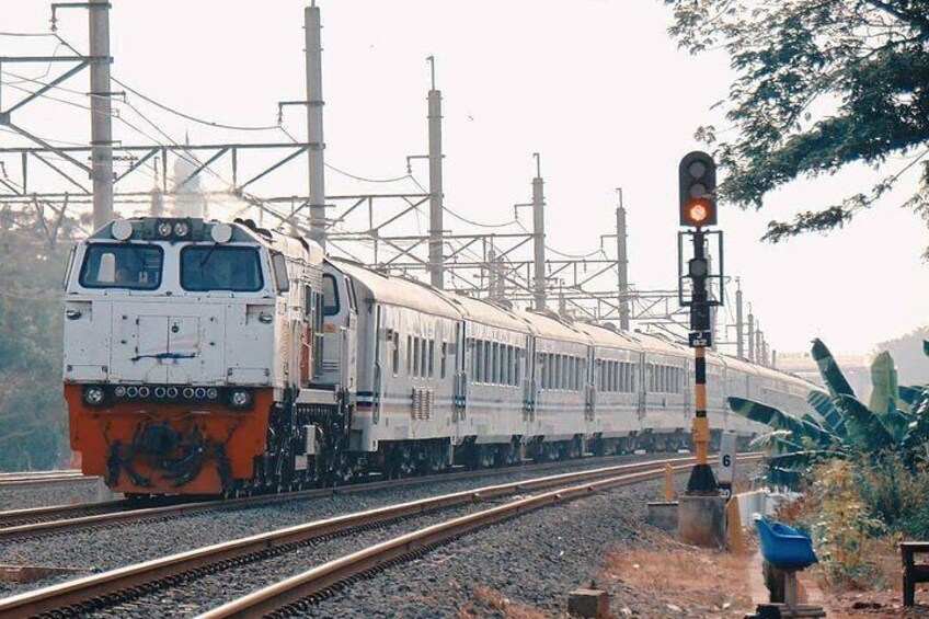 Train from Yogyakarta to Surabaya