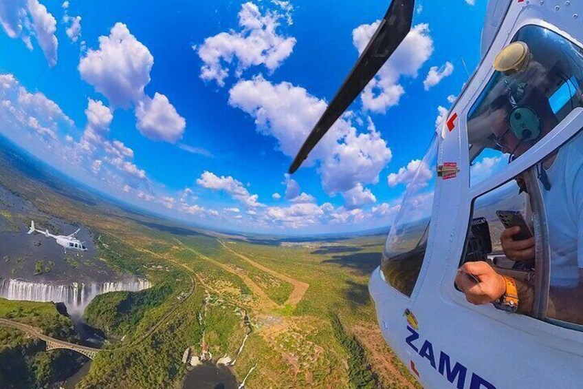 Helicopter Flight Experience Over Victoria Falls