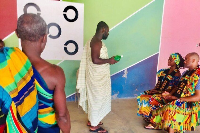 Traditional naming ceremony For African Diaspora in Kumasi
