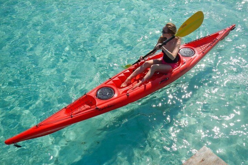 Small Group Kayak Tour with Snorkeling and Fruit