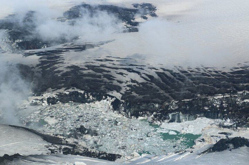 Sightseeing Flight over Vatnajökull Volcanic Eruption Sites