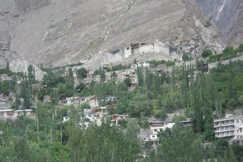 Baltit Fort has a commanding view at Karimabad Hunza about 800 year old fort restored to its original condition now serves as a museum 
