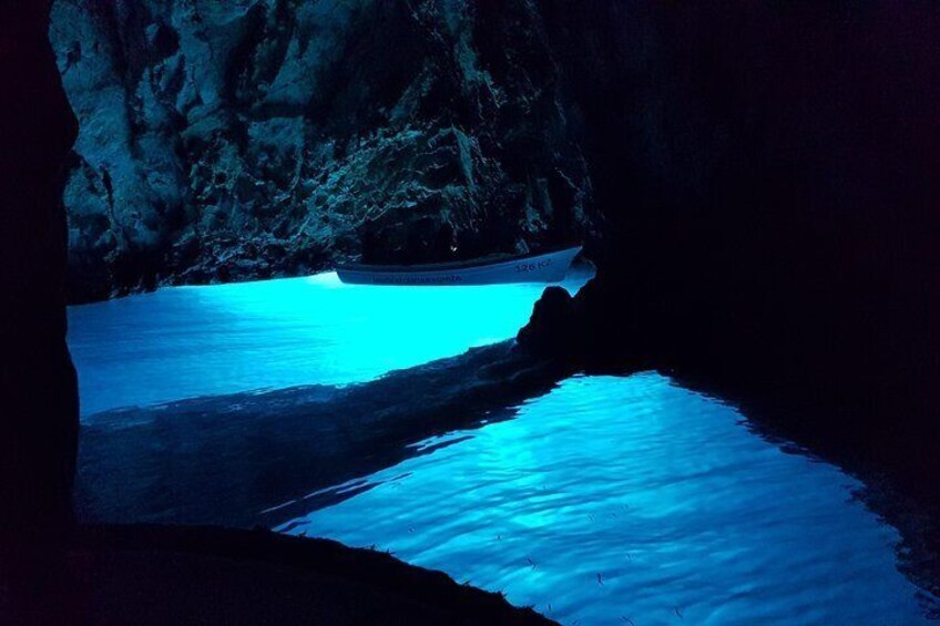 Blue Cave interior