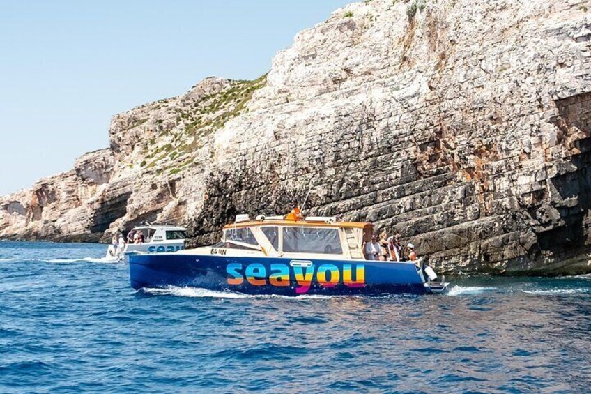 Private Blue Cave tour with deluxe speedboat from Split and Brac