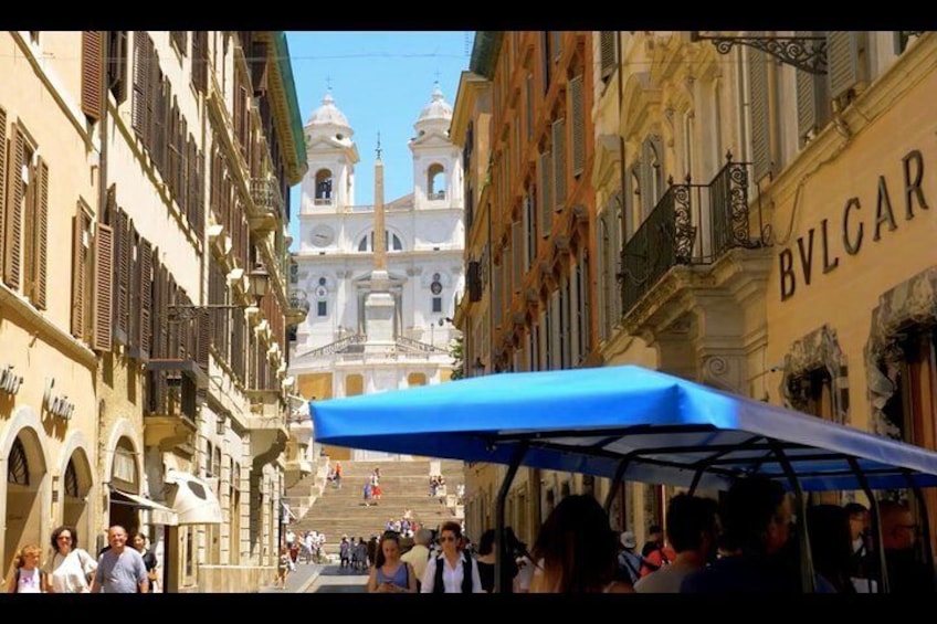 Golf Cart Tour admiring the beauty of Rome!