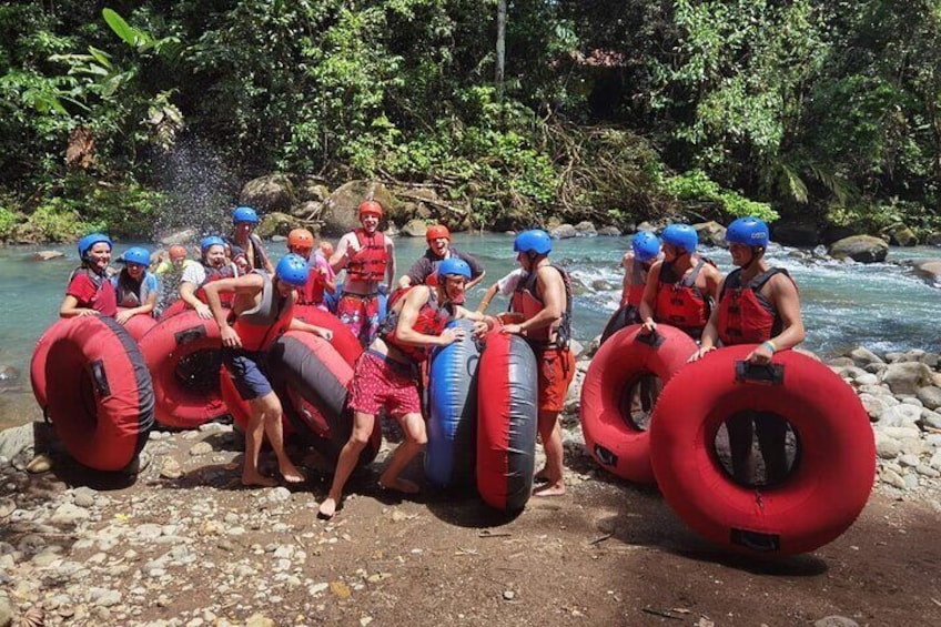 Tubing in Rio Celeste