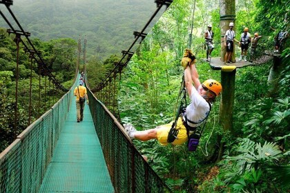 Zipline adventure & Rainforest Hanging Bridges-Skywalk