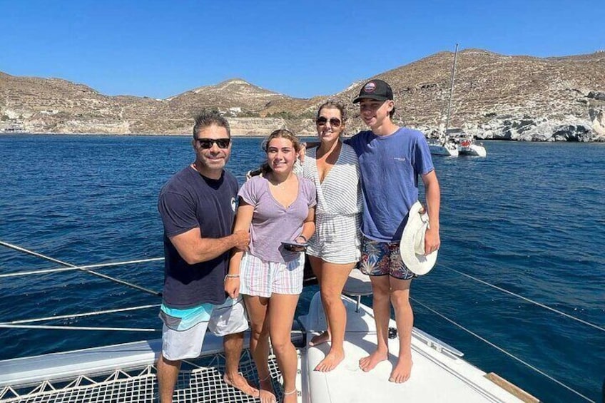 Santorini Luxury Caldera Cruise with Full Greek Meal and Sunset