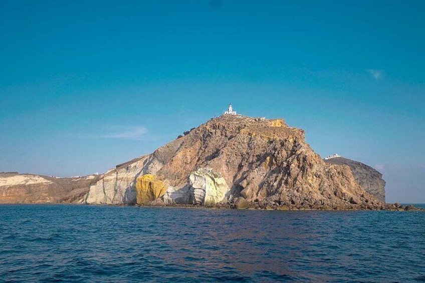 Santorini Luxury Caldera Cruise with Full Greek Meal and Sunset