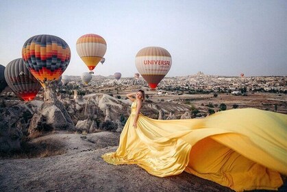 Cappadocia-tur fra Istanbul 2 dager 1 natt med fly inkludert ballongtur