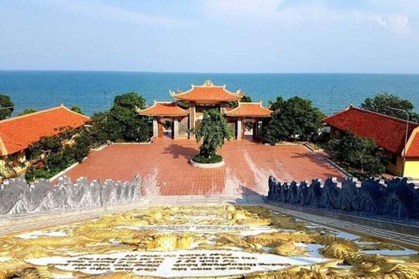 Ho Quoc pagoda - Top down view