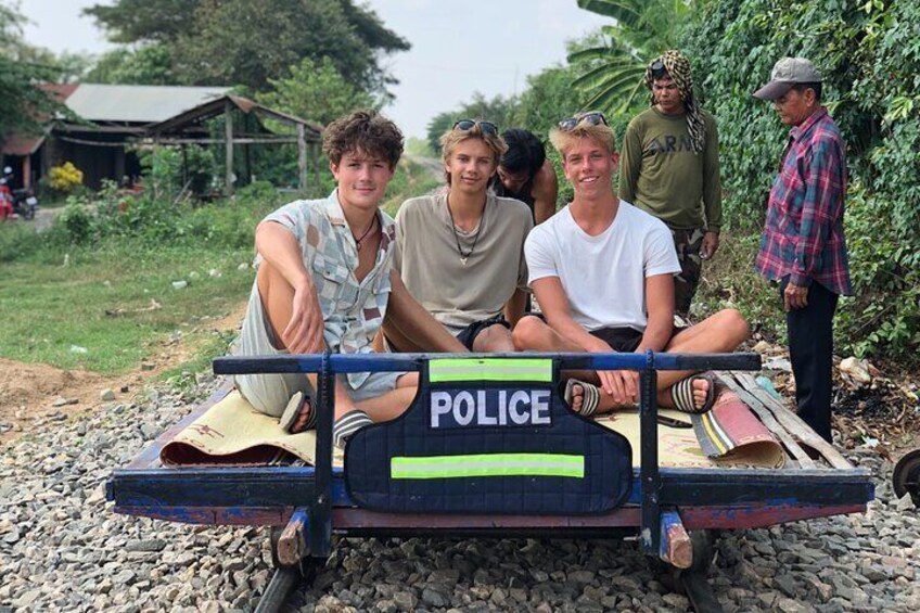 Morning tuk tuk tour half day ,bam boo train ,city & countryside