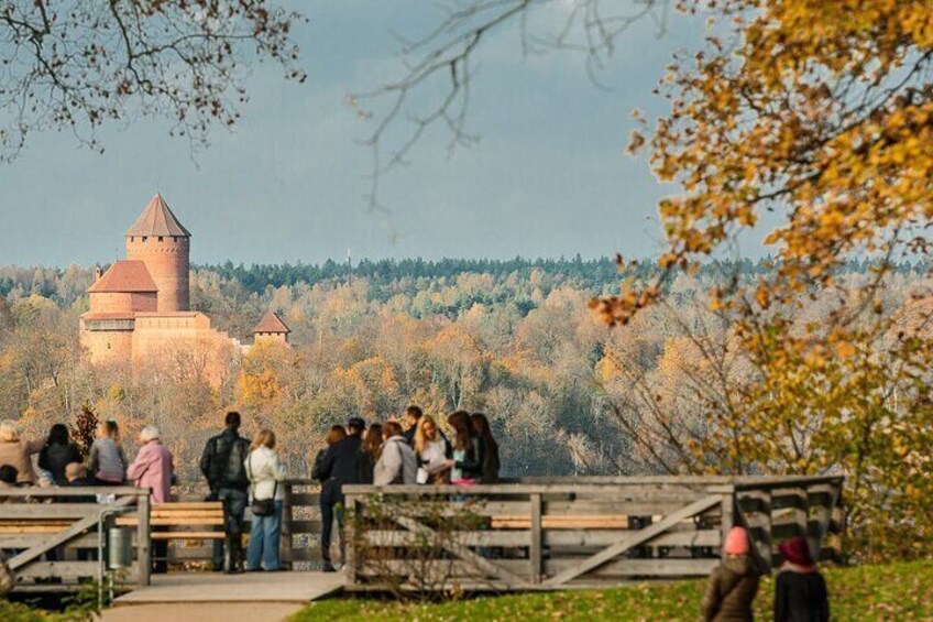 Day trip to Sigulda: bobsleigh ride, castles and cave