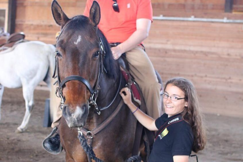 Guided Horseback Trek through Blue Flower Trail