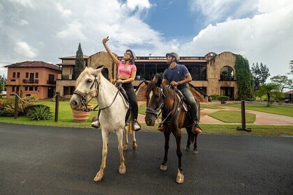 Randonnée à cheval dans un ranch privé