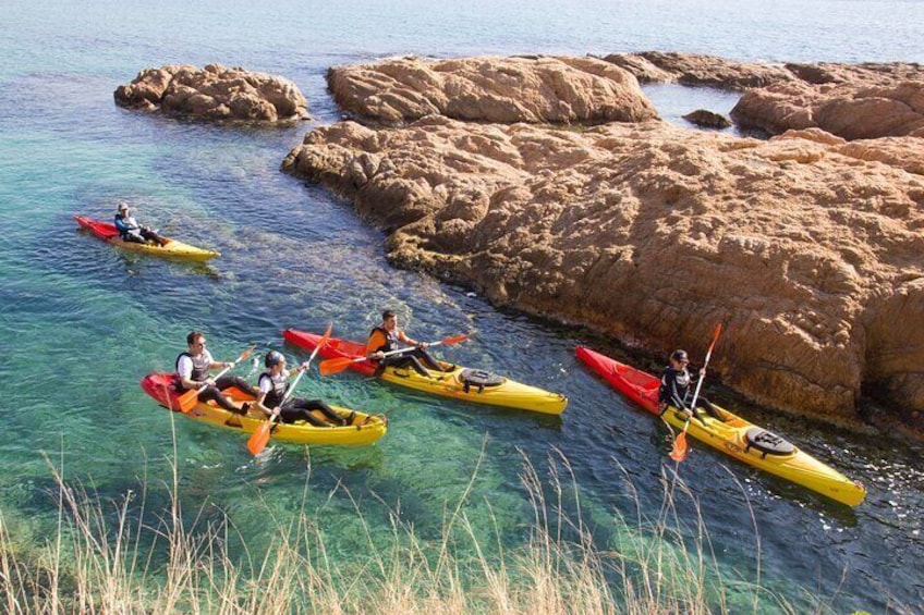 costa brava kayaking tour views