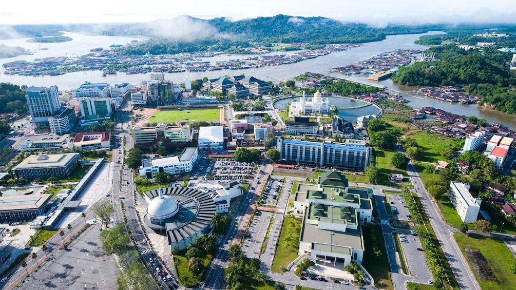 Show item 3 of 5. Aerial view of beautiful Brunei