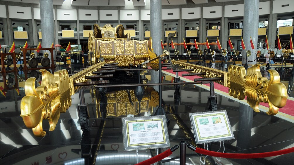 Show item 3 of 5. Artifacts on display in Brunei