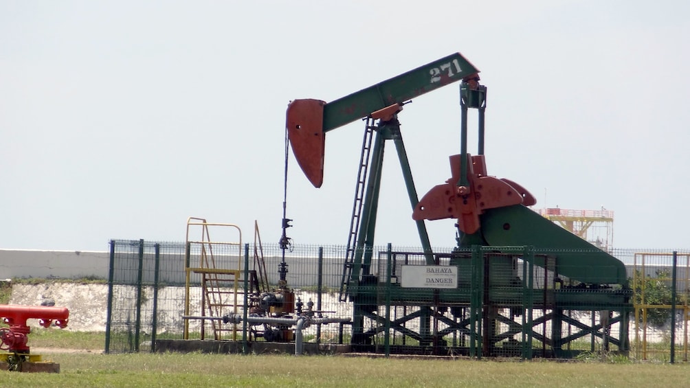 Show item 4 of 5. Close view of the Private Seria Oil Field