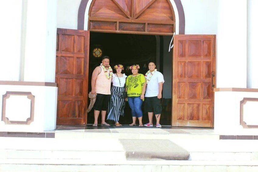 There are many churches in Samoa. A wonderful display of art culture and architecture in each unique building.