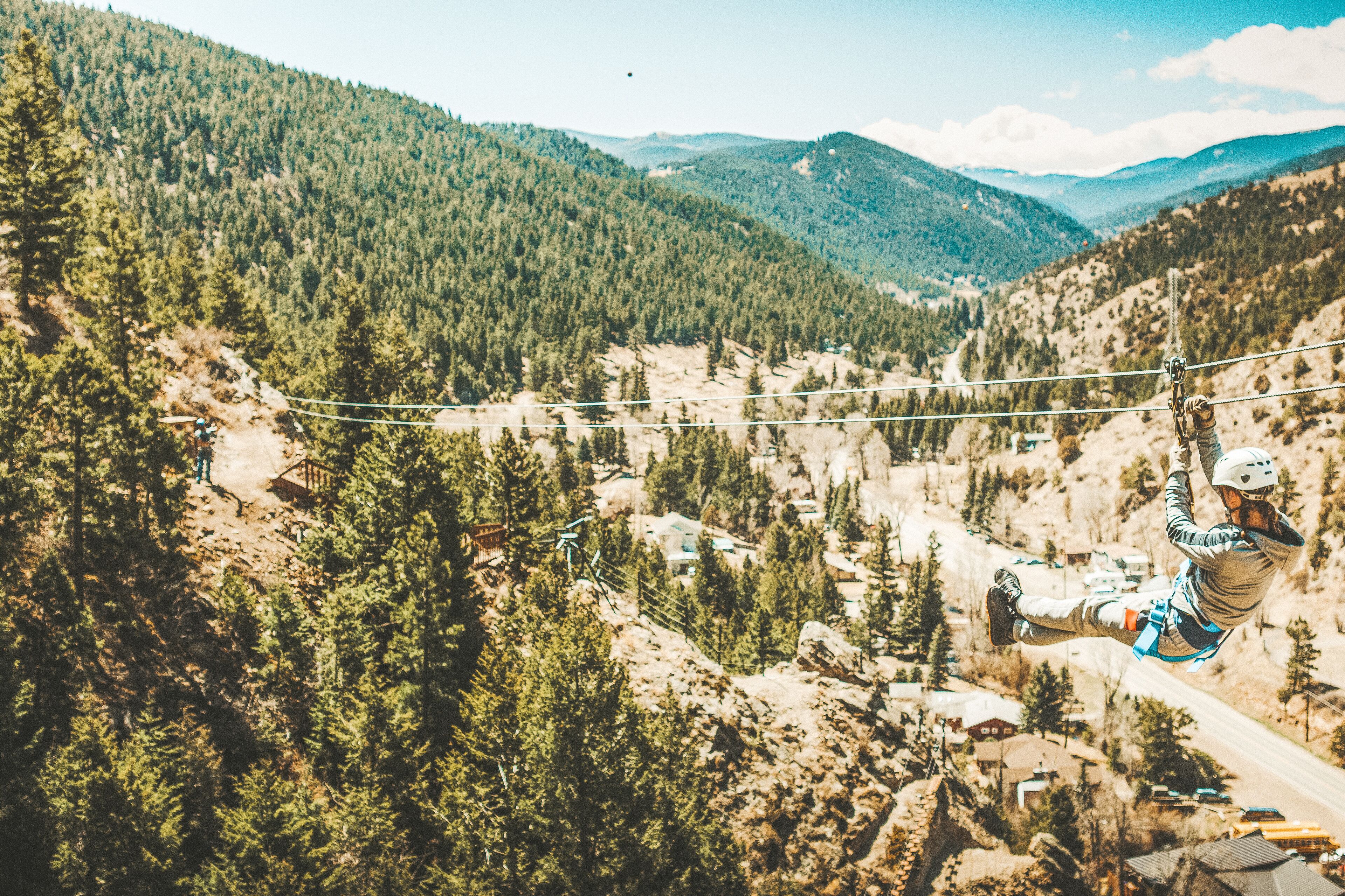 Cliffside Zipline Idaho Springs