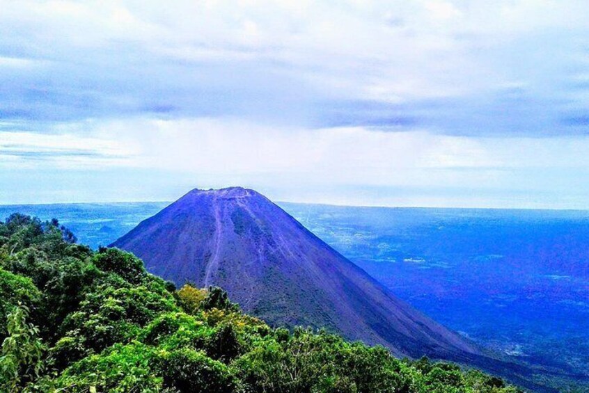 Izalco Volcano view from Santa Ana Volcano