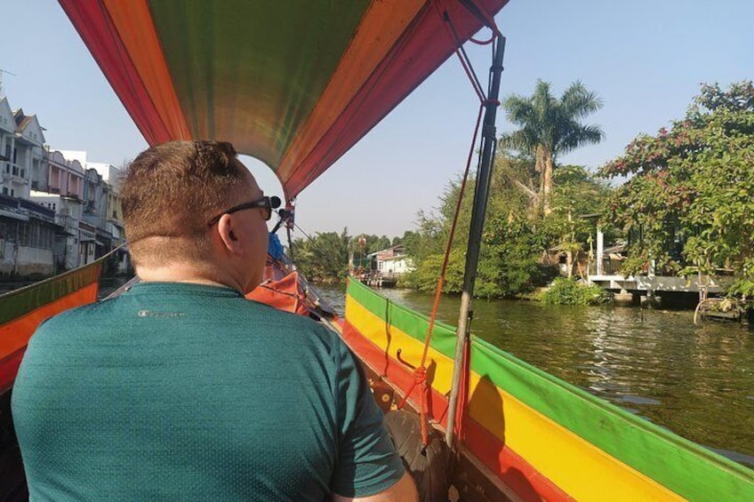 5 hours on Long Tail Boat Tour : Hidden Gems of Bangkok Locals way Canals