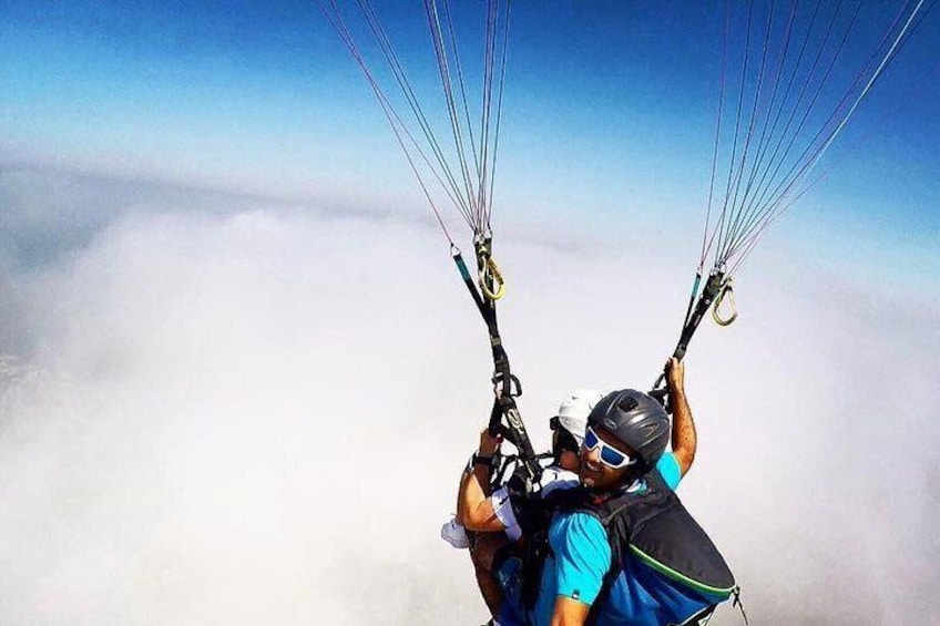 Paragliding Jounieh Lebanon with number one pilots Raja Saade & Elie Mansour - certified and insured pilots