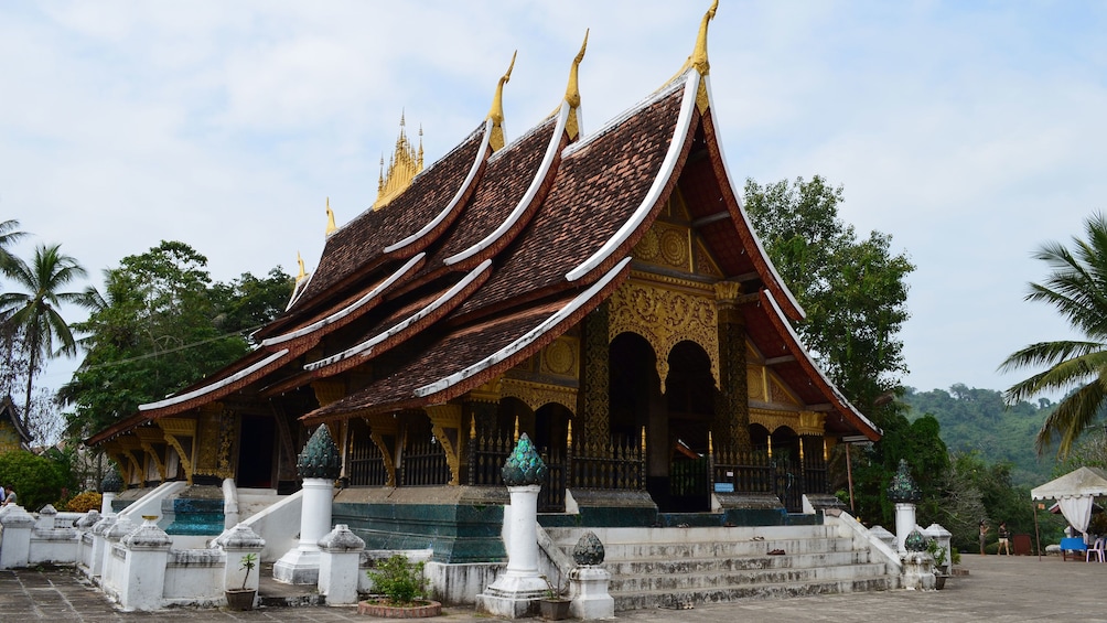 An ornate temple in Luang Prabang
