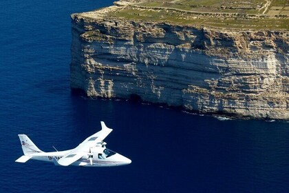 Private Aerial Tour with Winery Tasting Tour in Malta