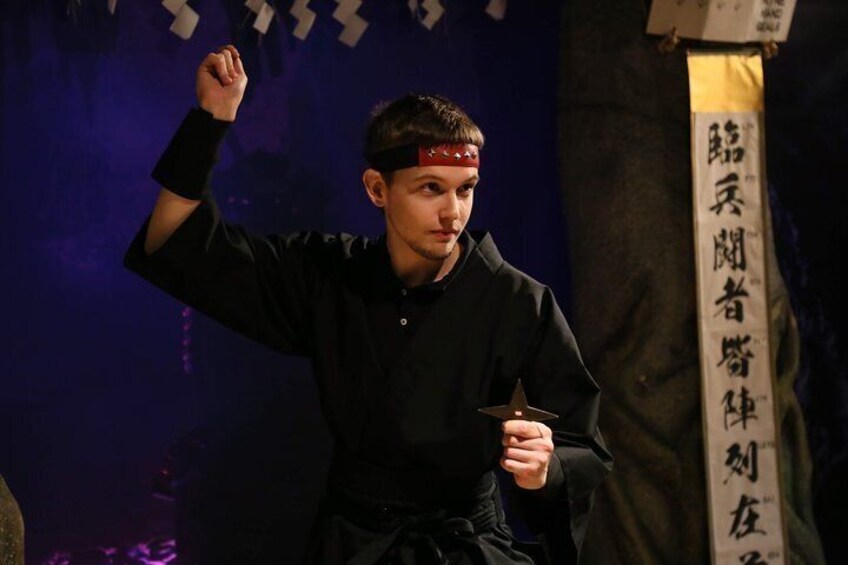 Ninja Samurai 90-mins hands-on lesson in English in Tokyo