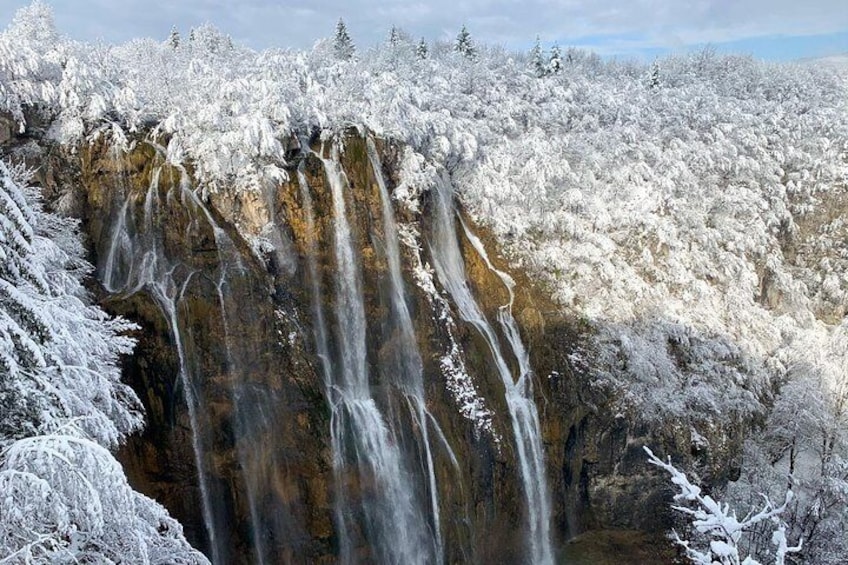 Winter wonderland, Croatia, Plitvice Lakes NP