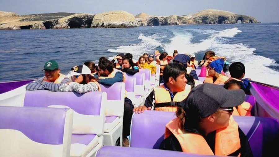 Islas Ballestas by modern and comfortable speedboats