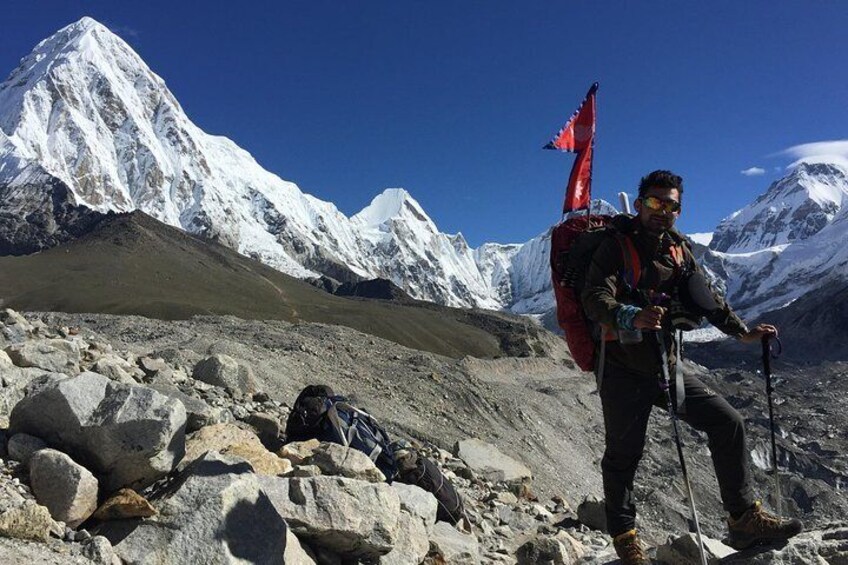 On the way to Everest Base Camp.