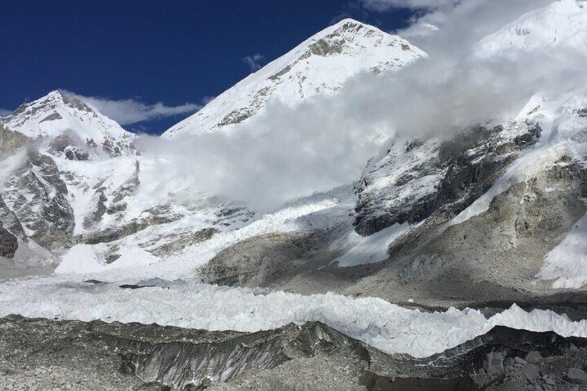 Khumbu Glacier.