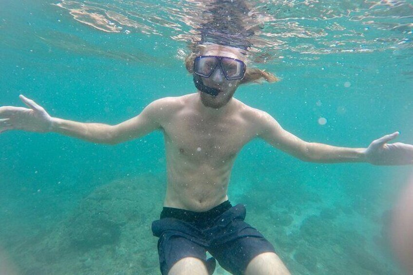 Snorkeling On Beautiful Rock Island - Unawatuna by Boat