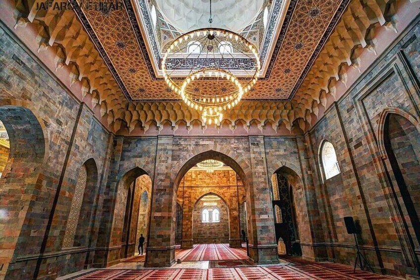 Inside of Shamakhi Juma Mosque