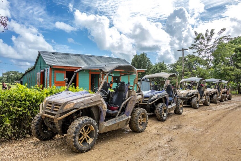 Parked terracross vehicle