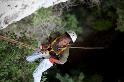 Adrenaline Pumping Black Hole Drop: Rappelling at Ian Anderson's Caves Bran...