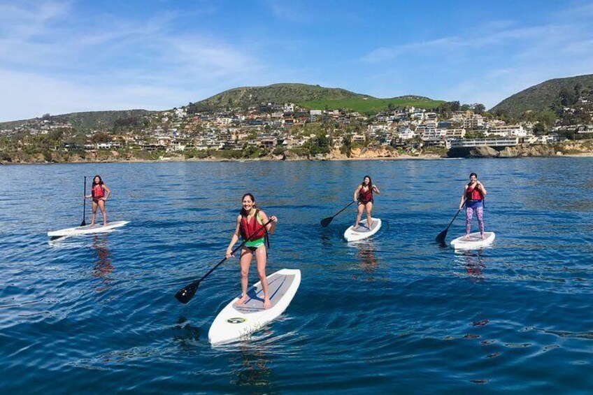 Paddle Boarding in Laguna Beach