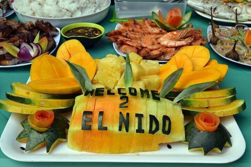 i was hungry when I see the food