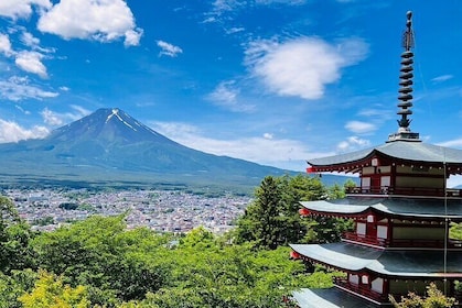 Szenische Orte des Mt Fuji und des Kawaguchi-Sees