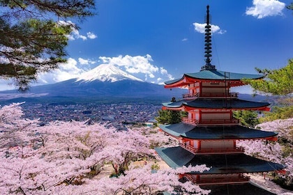 Szenische Orte des Mt Fuji und des Kawaguchi-Sees