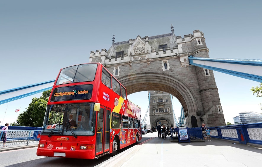 London Hop-On Hop-Off Bus with River Cruise & Walking Tour