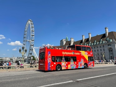 London hopp-på-hopp-av-busstur med elvecruise og selvstyrt gåtur