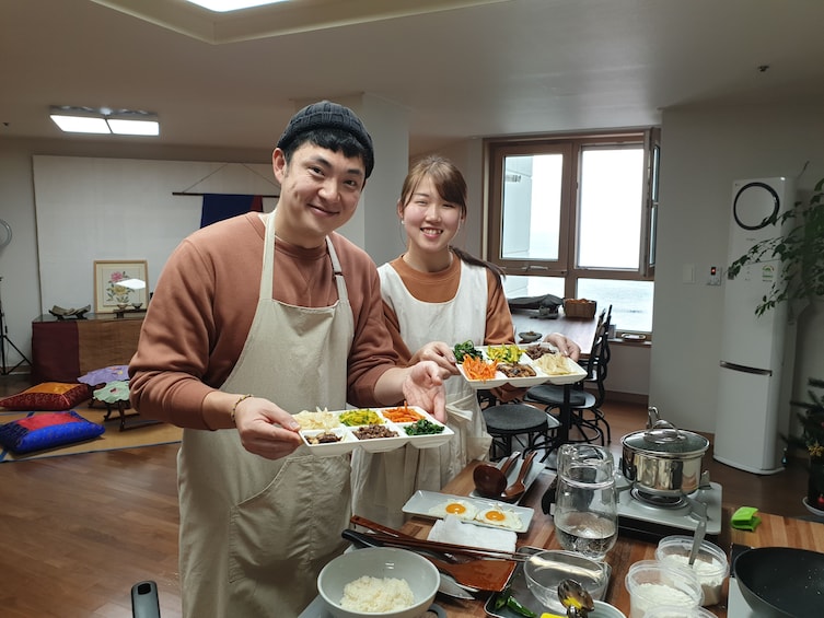 Show item 1 of 9. Korean Cooking Class & Traditional Dining in Haeundae, Busan