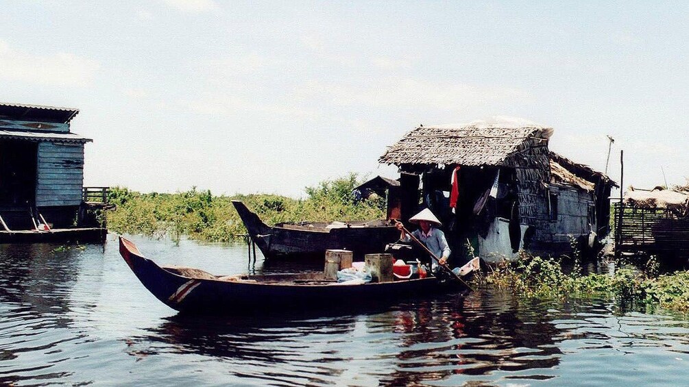 Small boats in Ho Chi Minh City